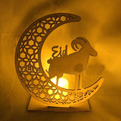 Qamar Wooden Lamp