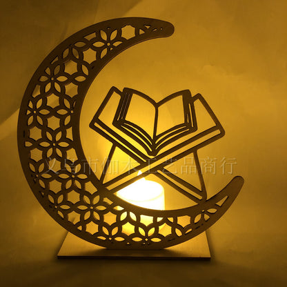 Qamar Wooden Lamp