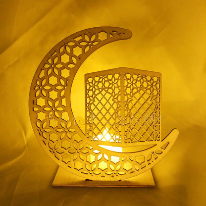 Qamar Wooden Lamp