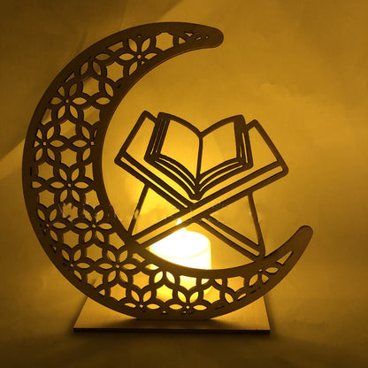 Qamar Wooden Lamp