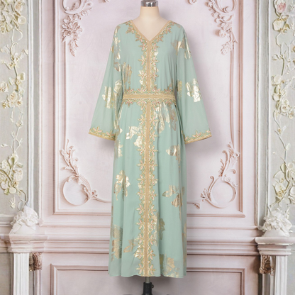 Amira Gold Abaya