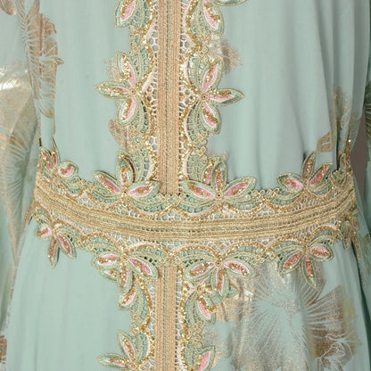 Amira Gold Abaya