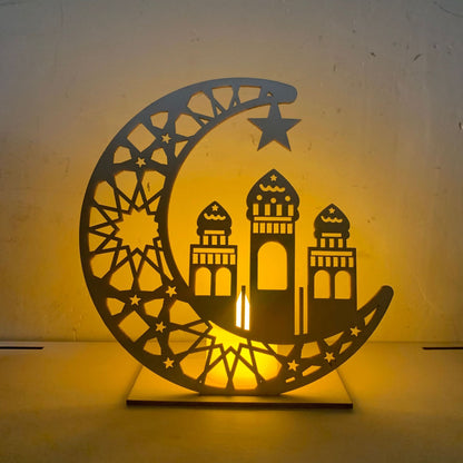 Qamar Wooden Lamp