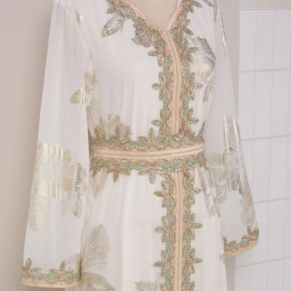 Amira Gold Abaya